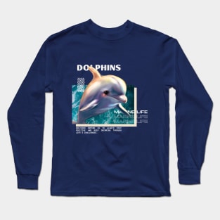 Marine Life - Dolphins Long Sleeve T-Shirt